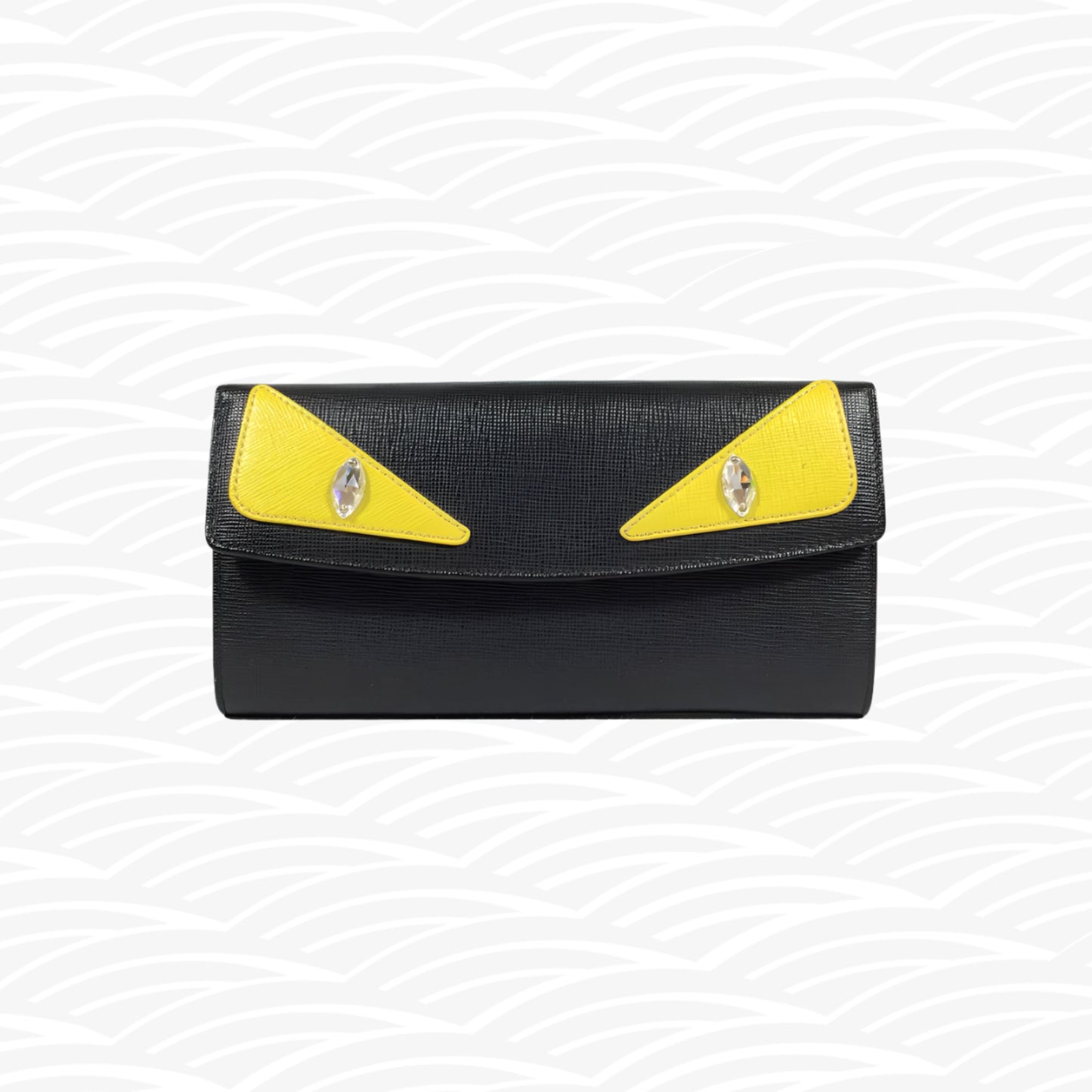Fendi Monster Eyes Continental Wallet