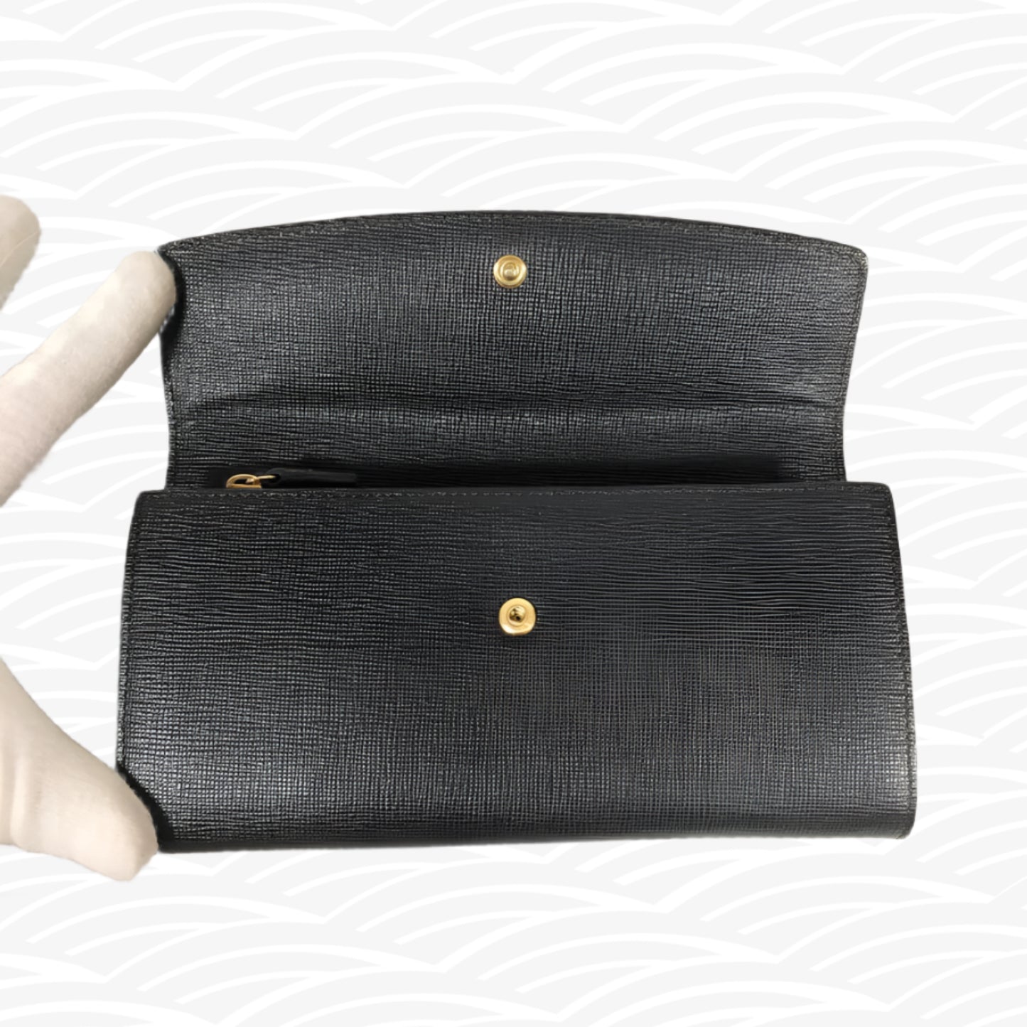 Fendi Monster Eyes Continental Wallet
